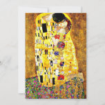 The Kiss by Gustav Klimt Card<br><div class="desc">The Kiss,  fine art painting by Austrian artist Gustav Klimt</div>