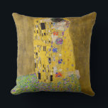 The Kiss by Gustav Klimt Cushion<br><div class="desc">The Kiss by Gustav Klimt</div>