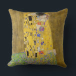 The Kiss by Gustav Klimt Cushion<br><div class="desc">The Kiss by Gustav Klimt</div>