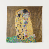 The Kiss by Gustav Klimt Faux Canvas Print Acrylic