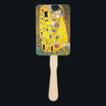 The Kiss by Gustav Klimt Hand Fan<br><div class="desc">Please visit my store for more interesting design and more colour choice => zazzle.com/colorfulworld*</div>