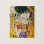 The Kiss by Gustav Klimt Jigsaw Puzzle<br><div class="desc">The Kiss by Gustav Klimt,  1907</div>