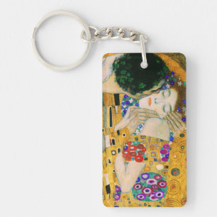The Kiss by Gustav Klimt Key Ring