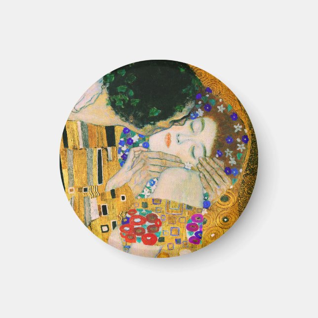 The Kiss by Gustav Klimt Magnet (Front)