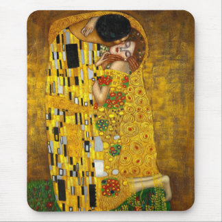 The Kiss by Gustav Klimt Mouse Pad