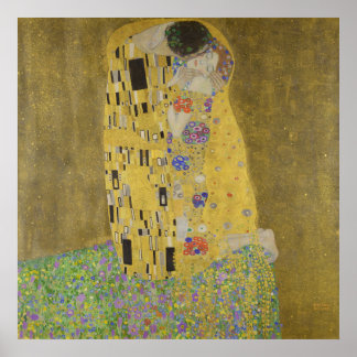 The Kiss by Gustav Klimt - poster