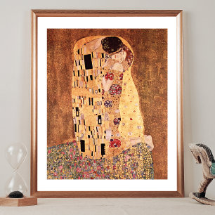 The Kiss by Gustav Klimt Poster