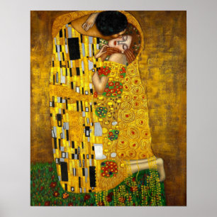 The Kiss By Gustav Klimt Poster