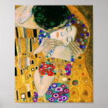 The Kiss by Gustav Klimt Poster<br><div class="desc">The Kiss by Gustav Klimt,  1907</div>