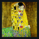 The Kiss by Gustav Klimt,symbolist painter,art Poster<br><div class="desc">Gustav Klimt (July 14, 1862 – February 6, 1918) was an Austrian symbolist painter and one of the most prominent members of the Vienna Secession movement. Klimt is noted for his paintings, murals, sketches, and other objets d'art. Klimt's primary subject was the female body, [1] and his works are marked...</div>