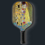 The Kiss by Gustav Klimt, Vintage Art Nouveau Pickleball Paddle<br><div class="desc">The Kiss (Der Kuss) (1907/08) by Gustav Klimt is probably his most famous work. Klimt began work on it in 1907 and it is the highpoint of his so-called 'Golden Period'. The Kiss is a vintage Victorian Era Symbolism fine art love and romance painting featuring a romantic couple in various...</div>