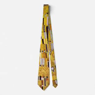 The Kiss by Gustav Klimt, Vintage Art Nouveau Tie
