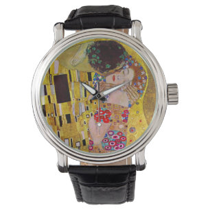 The Kiss by Gustav Klimt, Vintage Art Nouveau Watch
