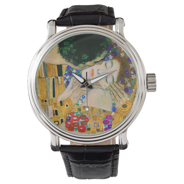The Kiss by Gustav Klimt Watch (Front)