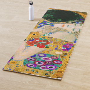 The Kiss by Gustav Klimt Yoga Mat
