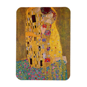 The Kiss by Gustave Klimt Magnet