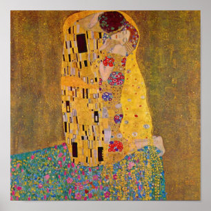 The Kiss by Klimt Poster