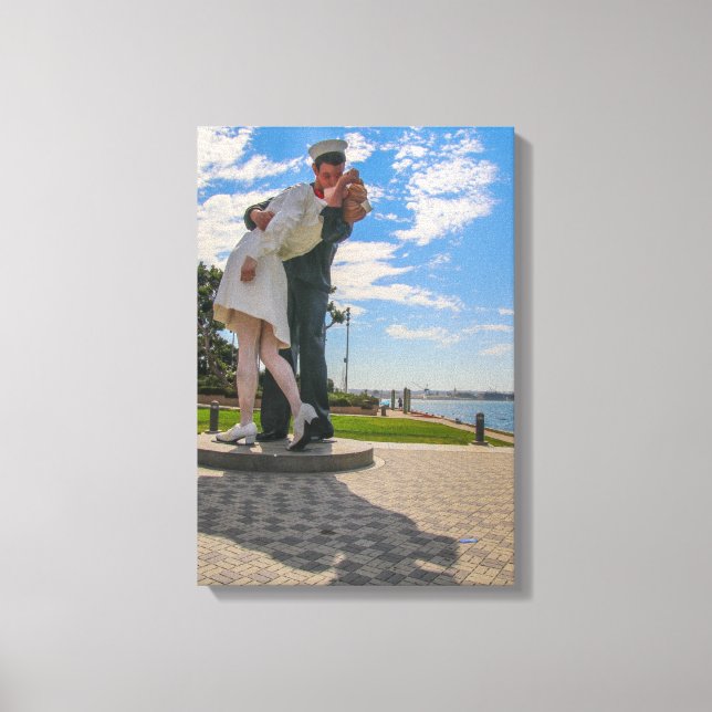 The Kiss! Canvas Print (Front)