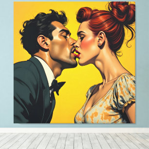 The Kiss Canvas Print