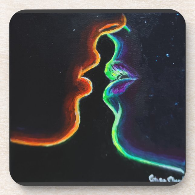 The kiss coaster (Front)