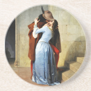 The Kiss - Francesco Hayez Il Bacio  Coaster
