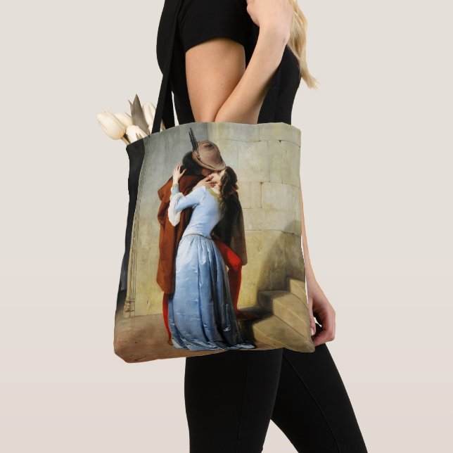 The Kiss - Francesco Hayez Il Bacio  Tote Bag (Close Up)