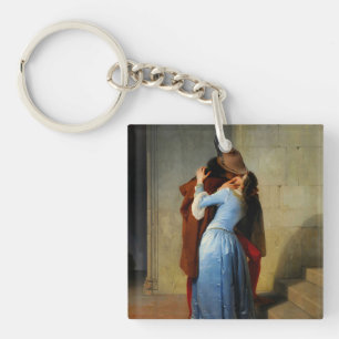 The Kiss Francesco Hayez Key Ring