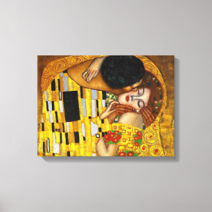 The Kiss Gustav Klimt Canvas Print