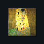 The Kiss ~ Gustav Klimt Canvas Print<br><div class="desc">This is The Kiss painted by Gustav Klimt in 1907. It is the most famous Art Nouveau painting in history</div>