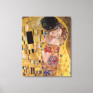 The Kiss, Gustav Klimt Canvas Print