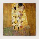 The Kiss Gustav Klimt Classical Painting Artwork Jigsaw Puzzle<br><div class="desc">Imperial Austrian Painter Gustav Klimt's masterpiece : The Kiss painting</div>