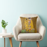 The Kiss | Gustav Klimt | Cushion<br><div class="desc">The Kiss is a 1901 painting by Gustav Klimt.</div>