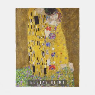 The Kiss - Gustav Klimt   Fleece Blanket