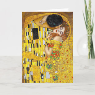 the Kiss - Gustav Klimt   Greeting Card