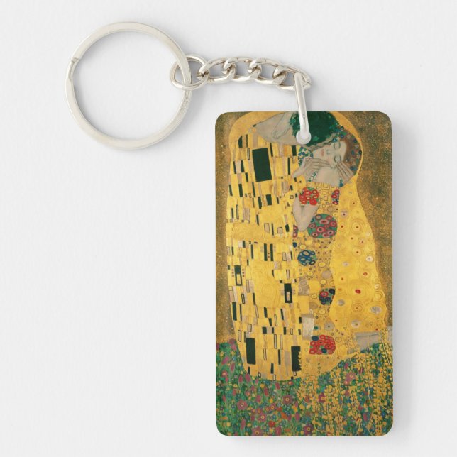 The Kiss - Gustav Klimt Key Ring (Front)