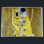 The Kiss, Gustav Klimt Large Gift Bag<br><div class="desc">Gustav Klimt (July 14, 1862 – February 6, 1918) was an Austrian symbolist painter and one of the most prominent members of the Vienna Secession movement. Klimt is noted for his paintings, murals, sketches, and other objets d'art. In addition to his figurative works, which include allegories and portraits, he painted...</div>