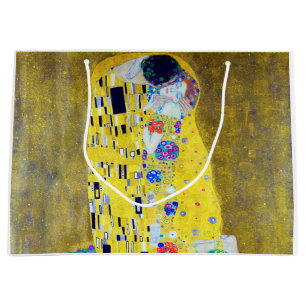 The Kiss, Gustav Klimt Large Gift Bag