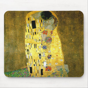 The Kiss ~ Gustav Klimt Mouse Pad