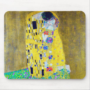 The Kiss, Gustav Klimt Mouse Pad