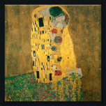 The Kiss - Gustav Klimt Photo Print<br><div class="desc">Famous romantic painting by Gustav Klimt. The Kiss is a beautiful masterpiece for true lovers of great art.</div>