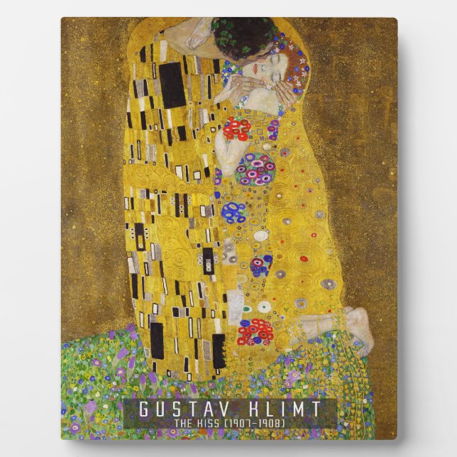 The Kiss - Gustav Klimt  Plaque (Front)