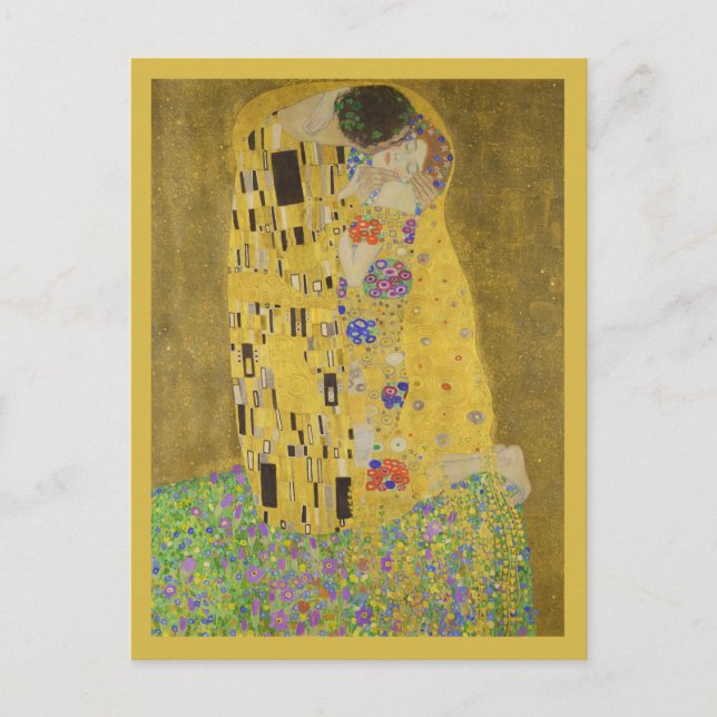 The kiss - Gustav Klimt Postcard (Front)