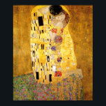 The Kiss Gustav Klimt Poster<br><div class="desc">Imperial Austrian Painter Gustav Klimt's masterpiece : The Kiss painting reprint</div>