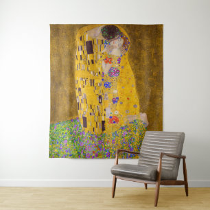 The Kiss   Gustav Klimt   Tapestry