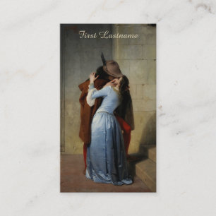 The Kiss / Il Bacio custom business cards
