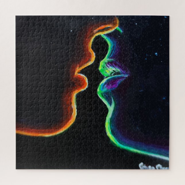 The kiss jigsaw puzzle (Vertical)