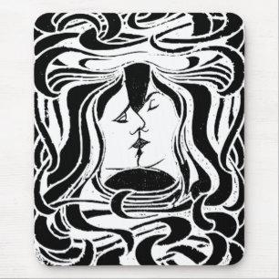 The Kiss Mouse Pad