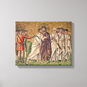 The Kiss of Judas, Scenes from the Life of Christ Canvas Print