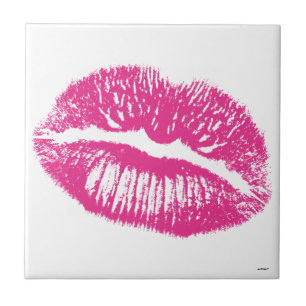 The Kiss, Pink Lips Tile