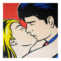 The Kiss Pop Art